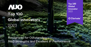 AUO Named to Clarivate & LexisNexis Innovation Momentum Inclusion Top 100 Global Innovators